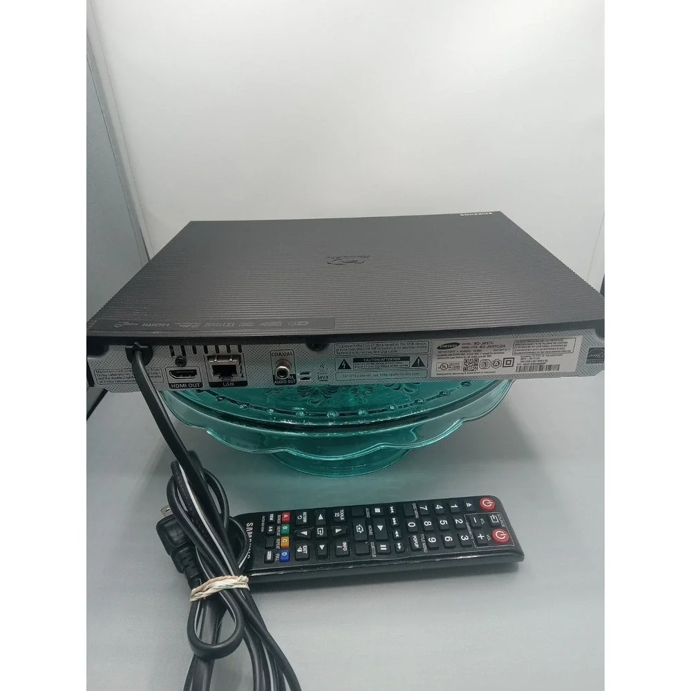 Samsung Wifi Smart Blu-Ray DVD Player BD-JM57C W/ Remote - Tested & Works